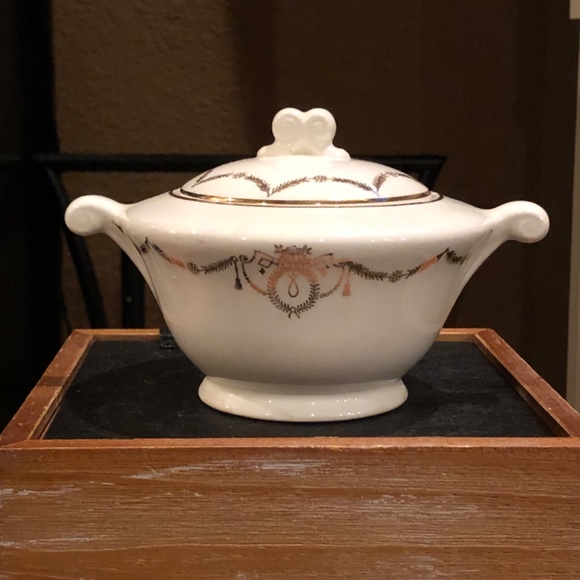 Vintage Edward M. Knowles China Sugar Bowl - Picture 2 of 4